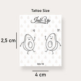Avocado Partner Tattoo